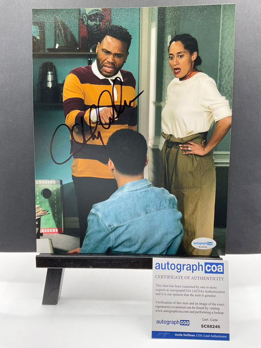 Anthony Anderson Black-ish signed photo 8x10 ACOA