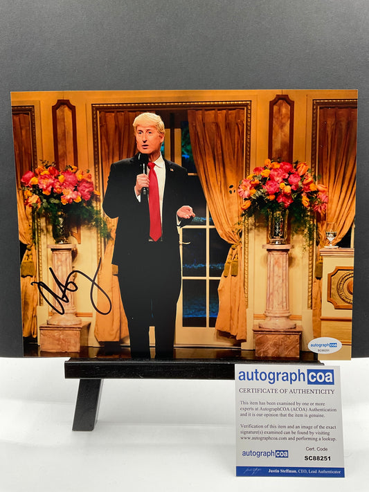 James Austin Johnson SNL signed photo 8x10 ACOA Donald Trump