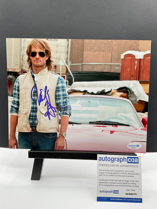 Will Forte Macgruber signed photo 8x10 ACOA SNL