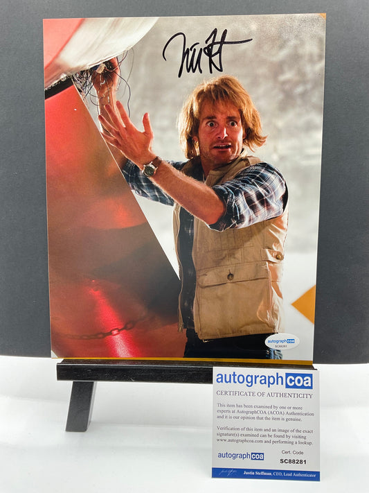 Will Forte Macgruber signed photo 8x10 ACOA SNL