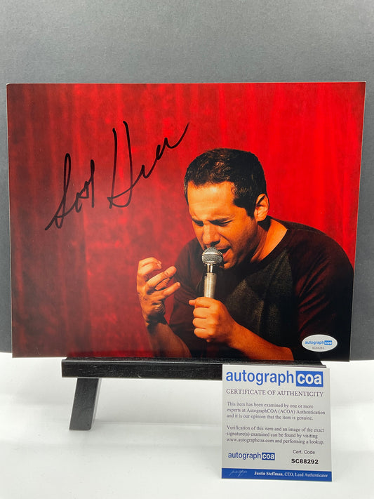 Seth Herzog Comedian signed photo 8x10 ACOA