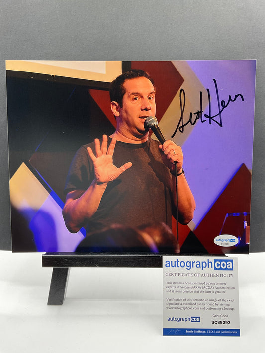 Seth Herzog Comedian signed photo 8x10 ACOA