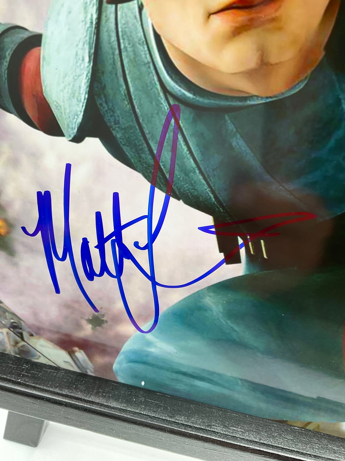 Matt Lanter Clone Wars signed photo 8x10 ACOA Star Wars