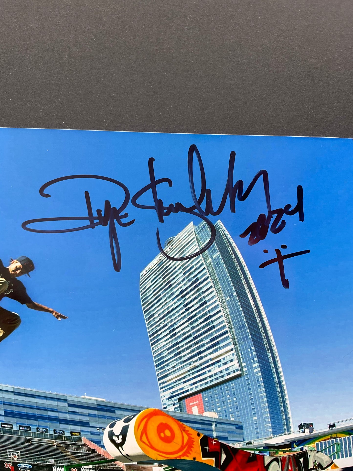 Ryan Sheckler Skateboarding signed photo 8x10 ACOA