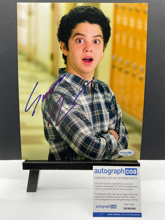 Samm Levine Freaks and Geeks signed photo 8x10 ACOA