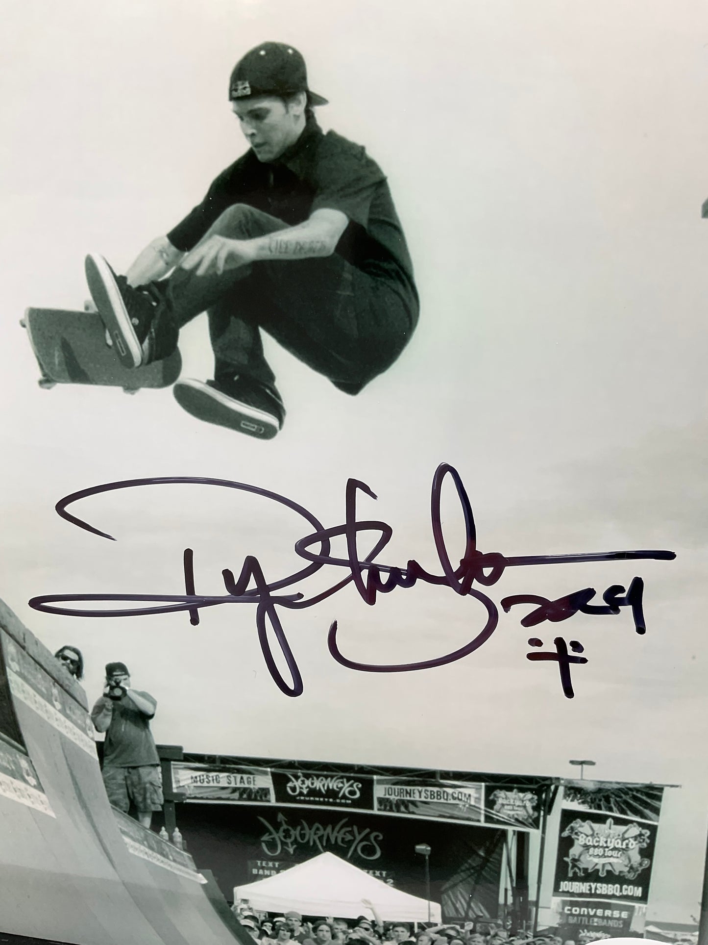 Ryan Sheckler Skateboarding signed photo 8x10 ACOA