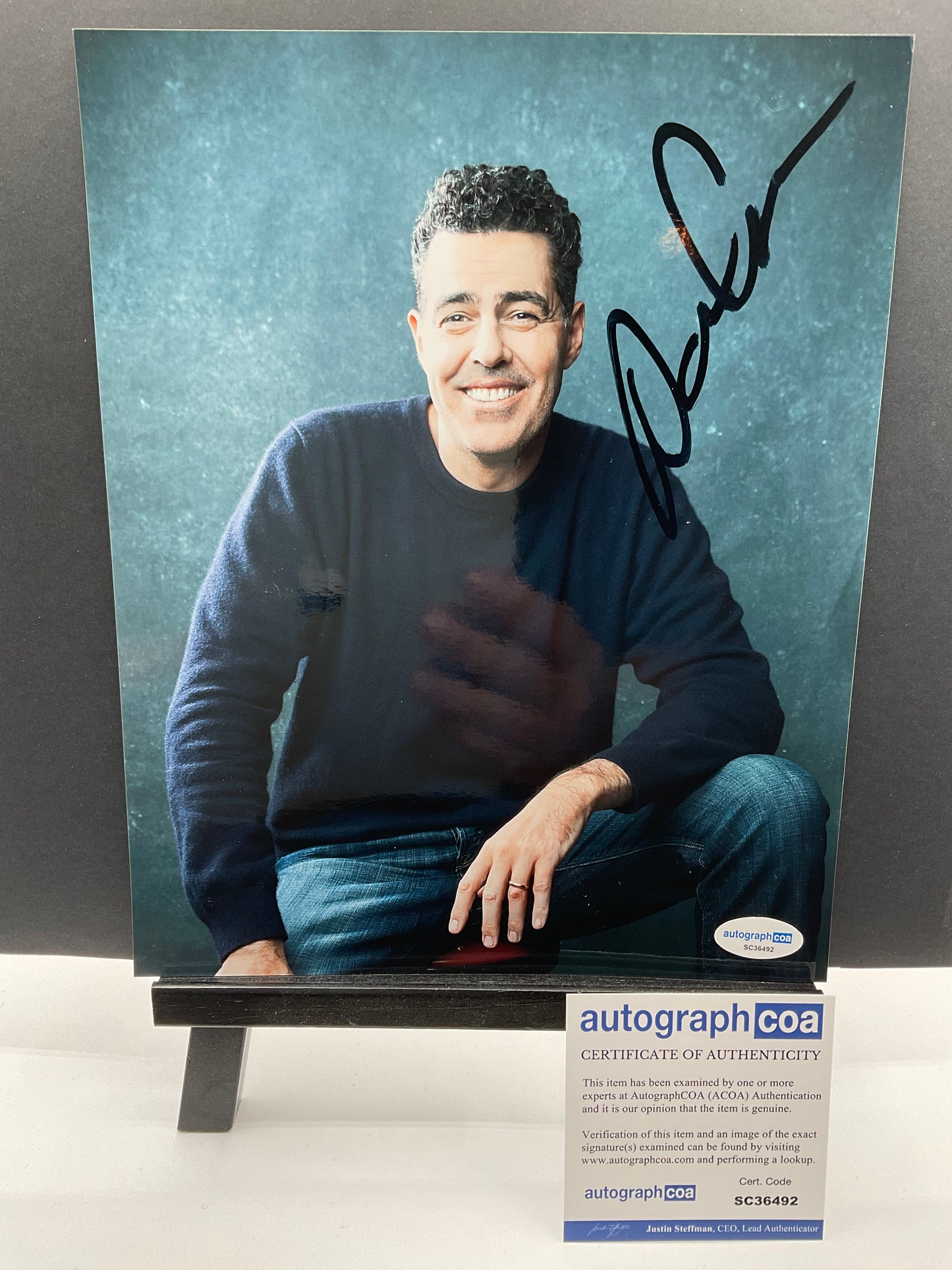 Adam Carolla Loveline signed photo 8x10 ACOA