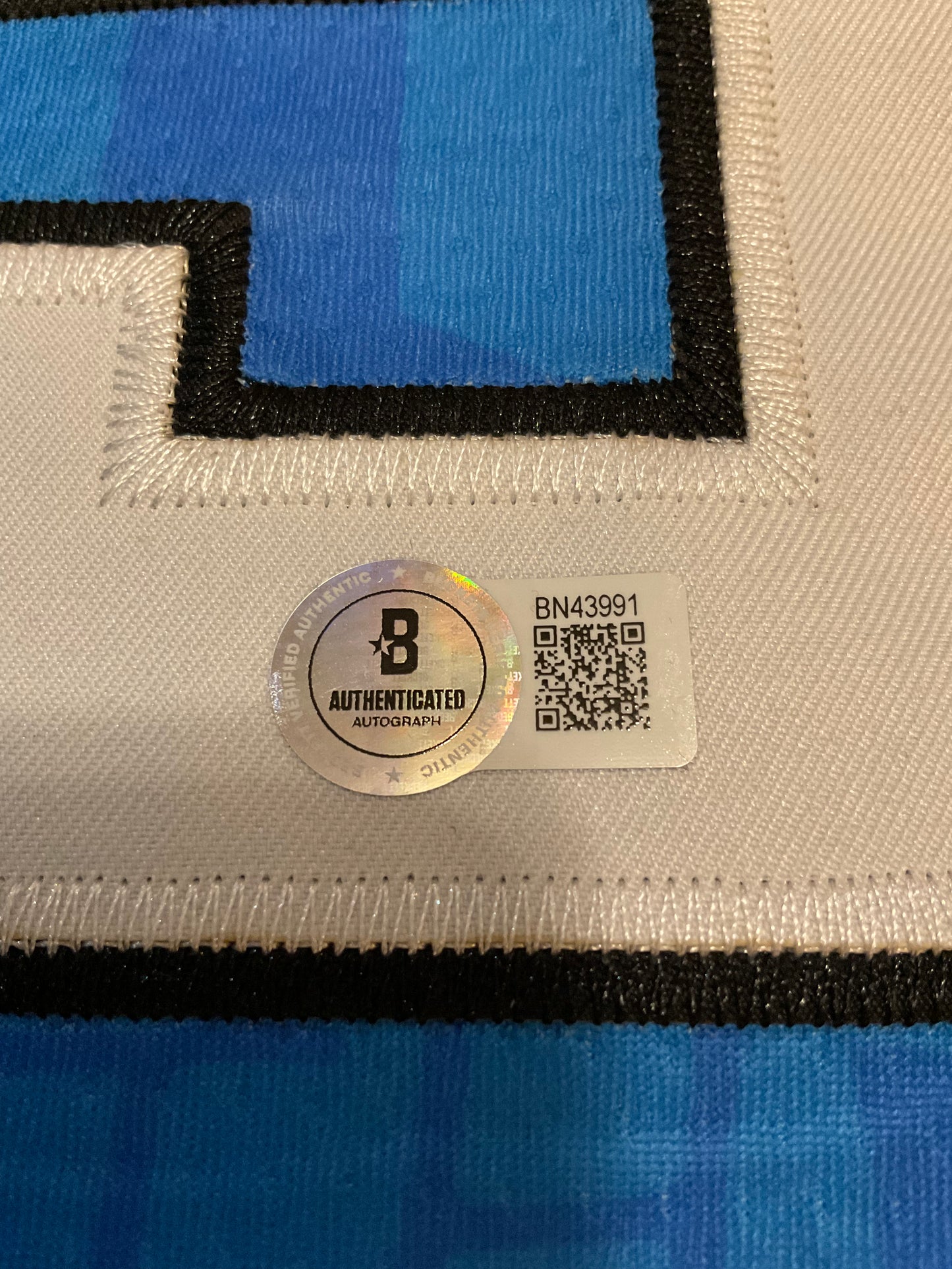 Vince Carter North Carolina signed Jersey Beckett XL