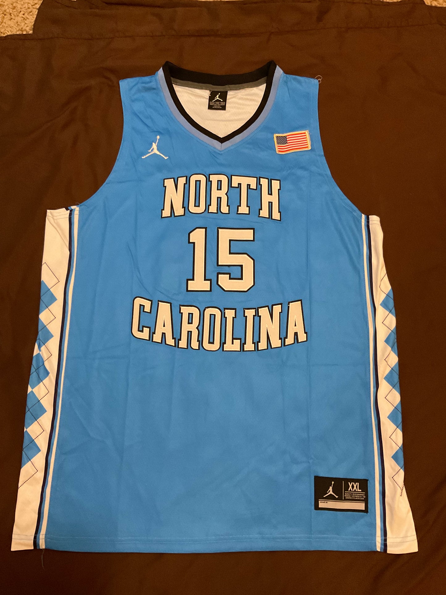 Vince Carter North Carolina signed Jersey Beckett XL
