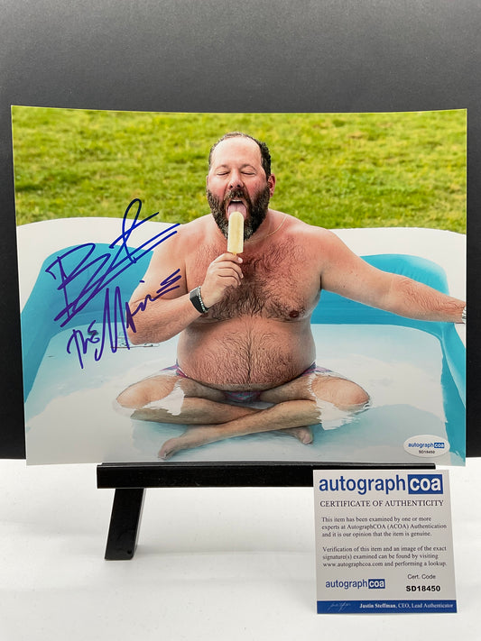 Bert Kreischer Comedian signed photo 8x10 ACOA The Machine