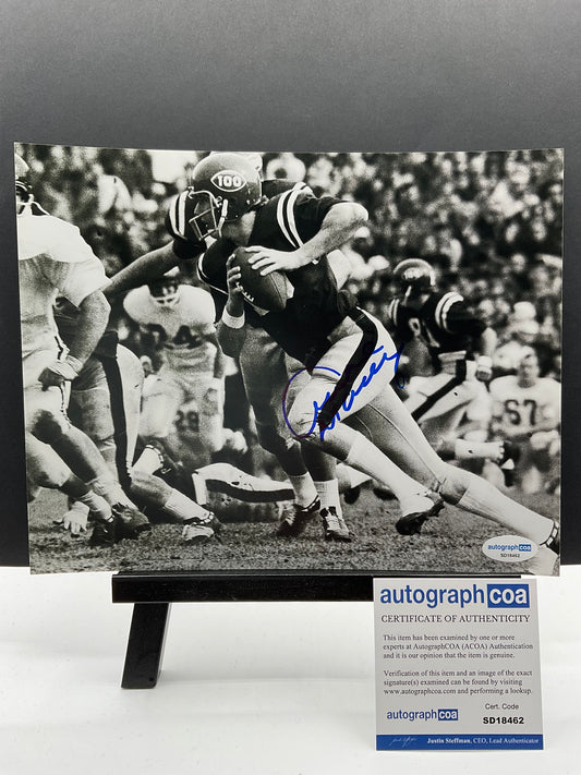 Archie Manning Ole Miss signed photo 8x10 ACOA