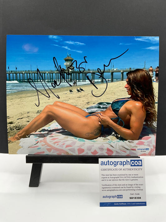 Mackenzie Dern UFC signed photo 8x10 ACOA Sexy