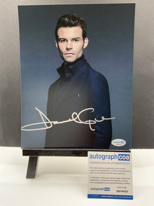 Daniel Gillies Vampire Diaries signed photo 8x10 ACOA