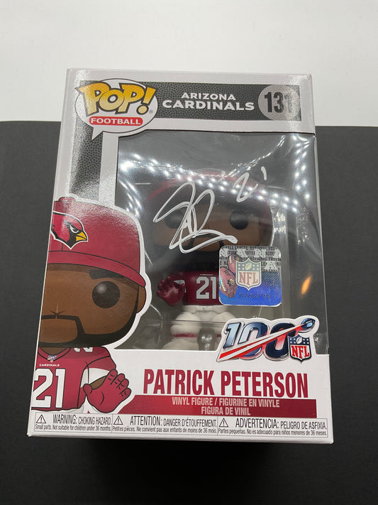 Patrick Peterson Arizona Cardinals signed Funko Pop! Beckett NFL