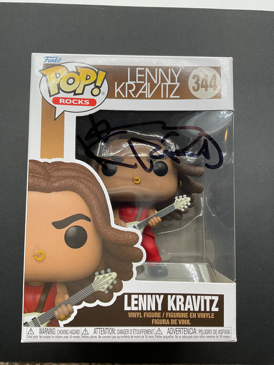 Lenny Kravitz Funko Pop signed BAS Beckett Rock Music