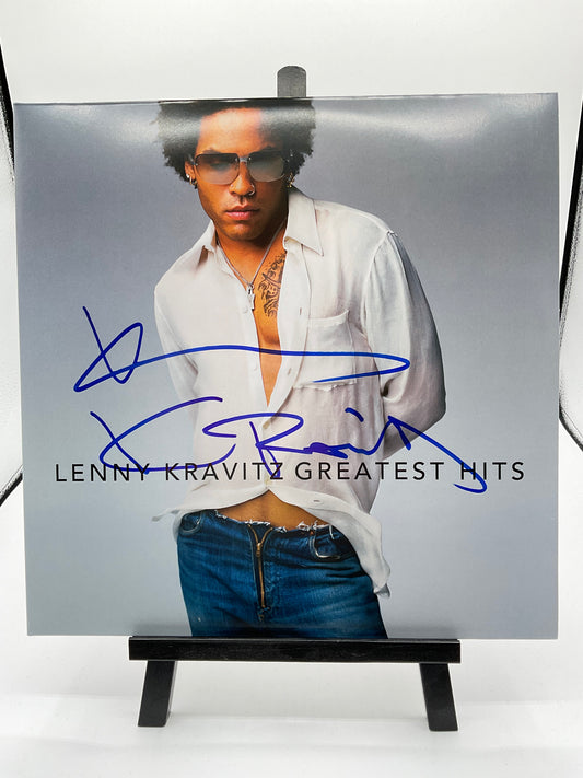 Lenny Kravitz Greatest Hits signed Vinyl BAS Beckett Rock Music