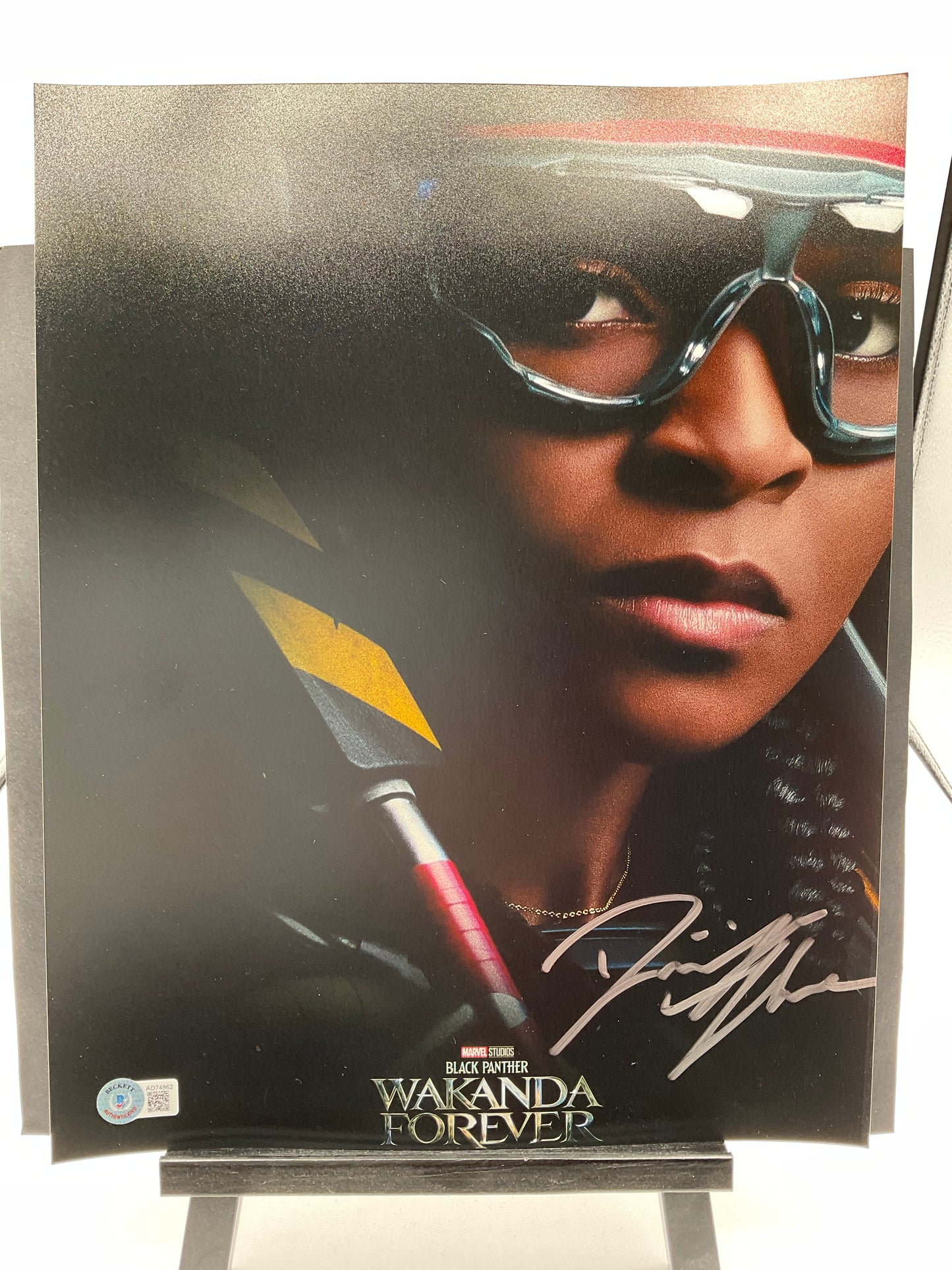 Dominique Thorne Wakanda Forever signed photo 11x14 Beckett Marvel