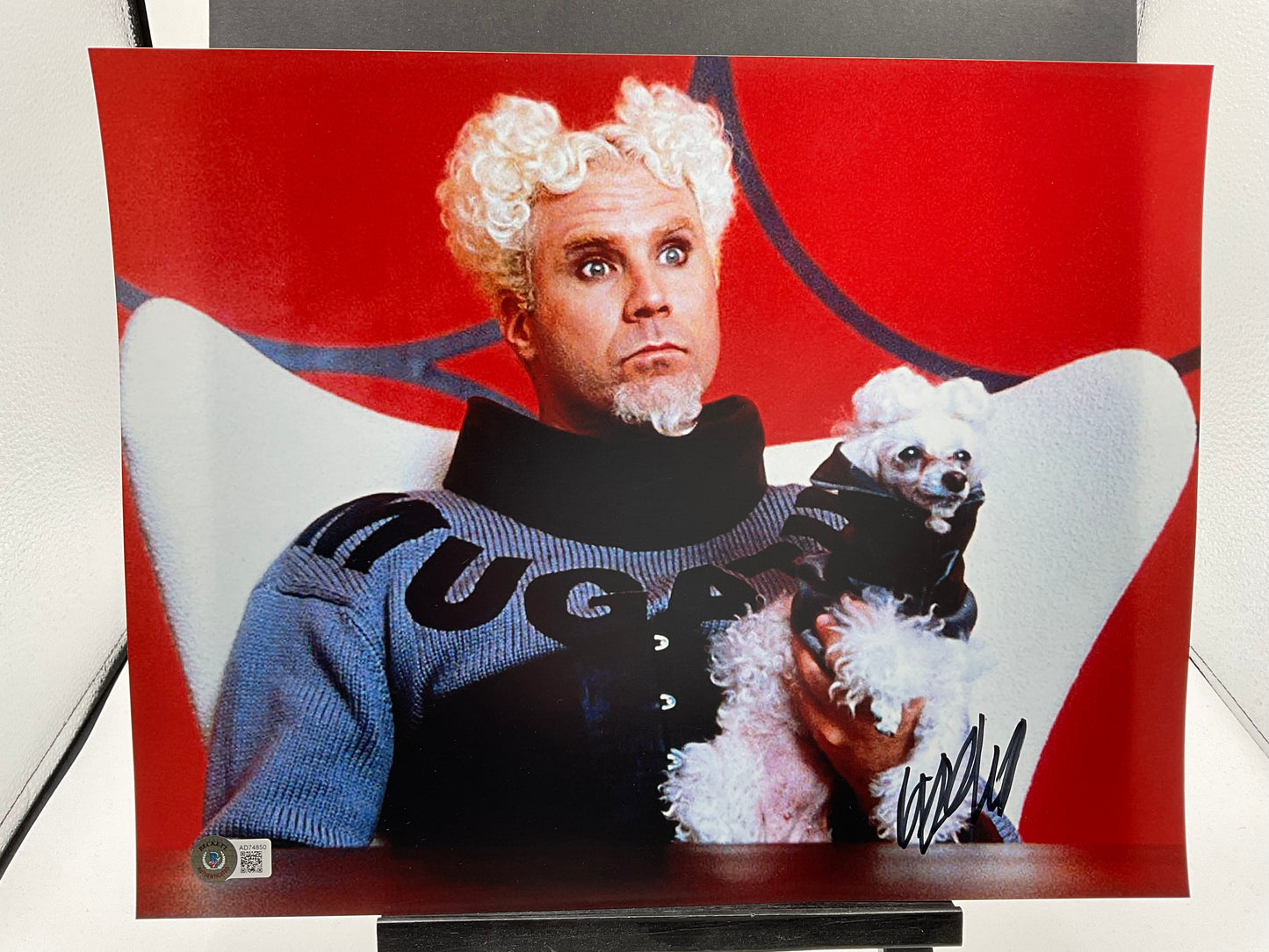 Will Ferrell Zoolander signed photo 11x14 Beckett