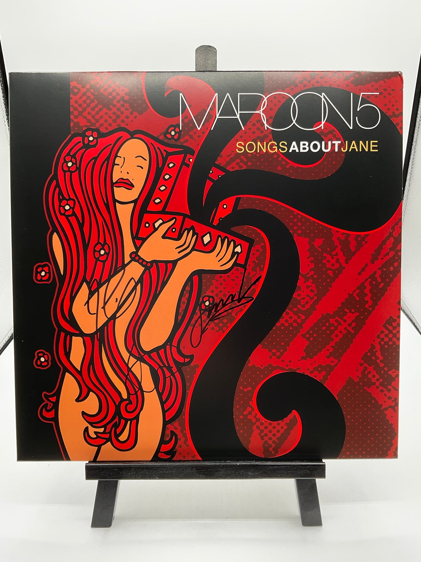 Maroon 5 Songs About Jane signed Vinyl BAS Beckett Rock Music