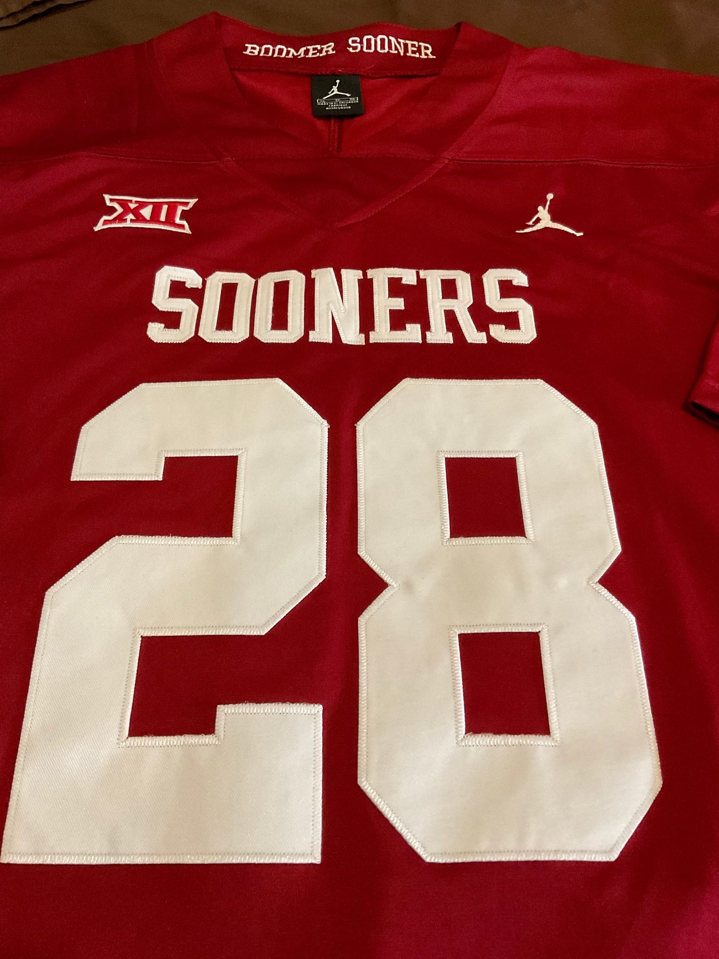 Adrian Peterson Oklahoma signed Jersey Beckett