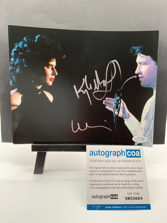 Isabella Rossellini Blue Velvet signed photo Kyle MacLachlan signed ACOA