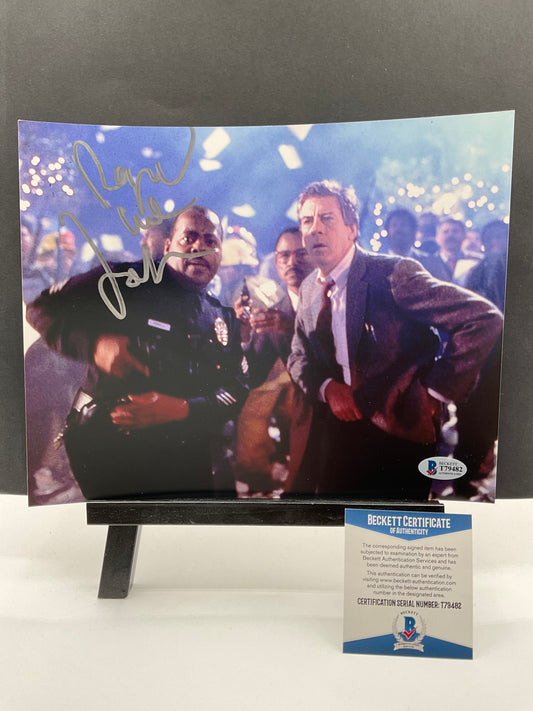 Reginald VelJohnson Die Hard signed photo 8x10 Beckett