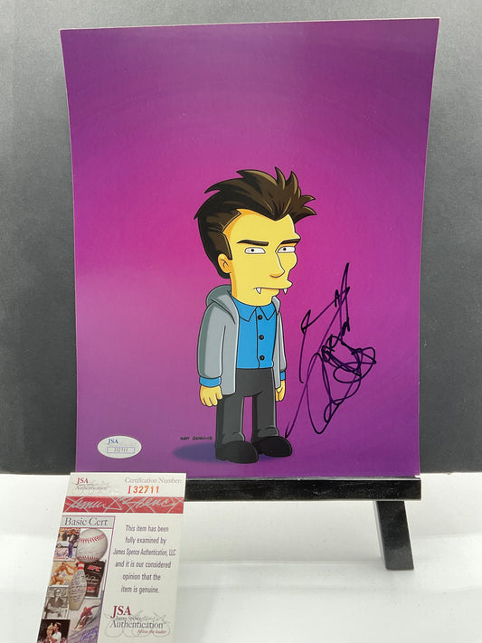 Daniel Radcliffe The Simpsons signed photo 8x10 JSA Harry Potter