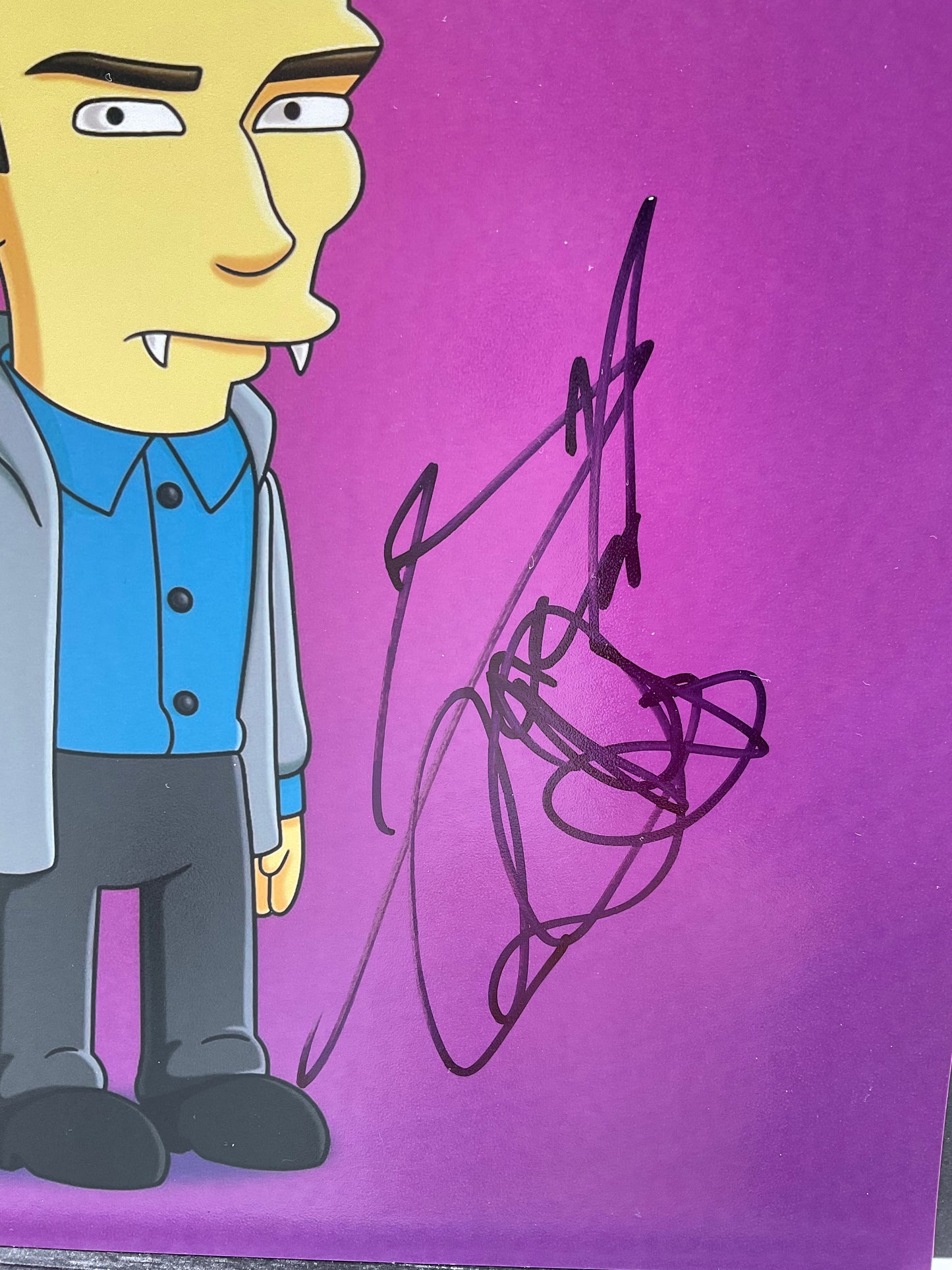 Daniel Radcliffe The Simpsons signed photo 8x10 JSA Harry Potter