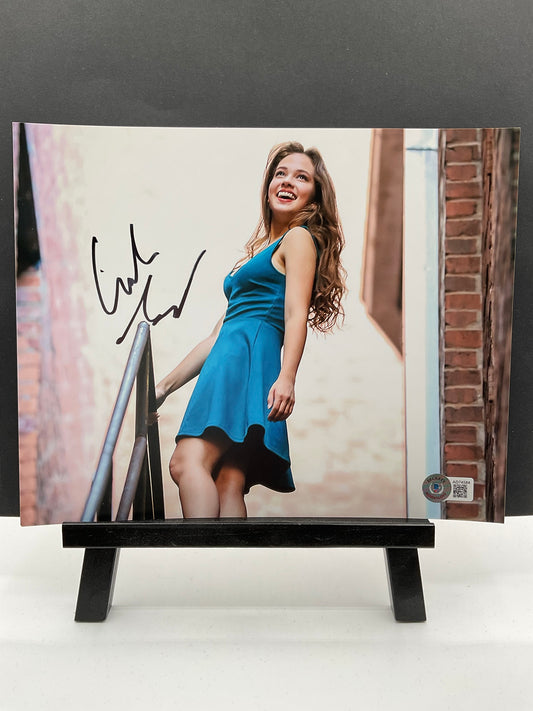 Cailee Spaeny Civil War signed photo 8x10 Beckett