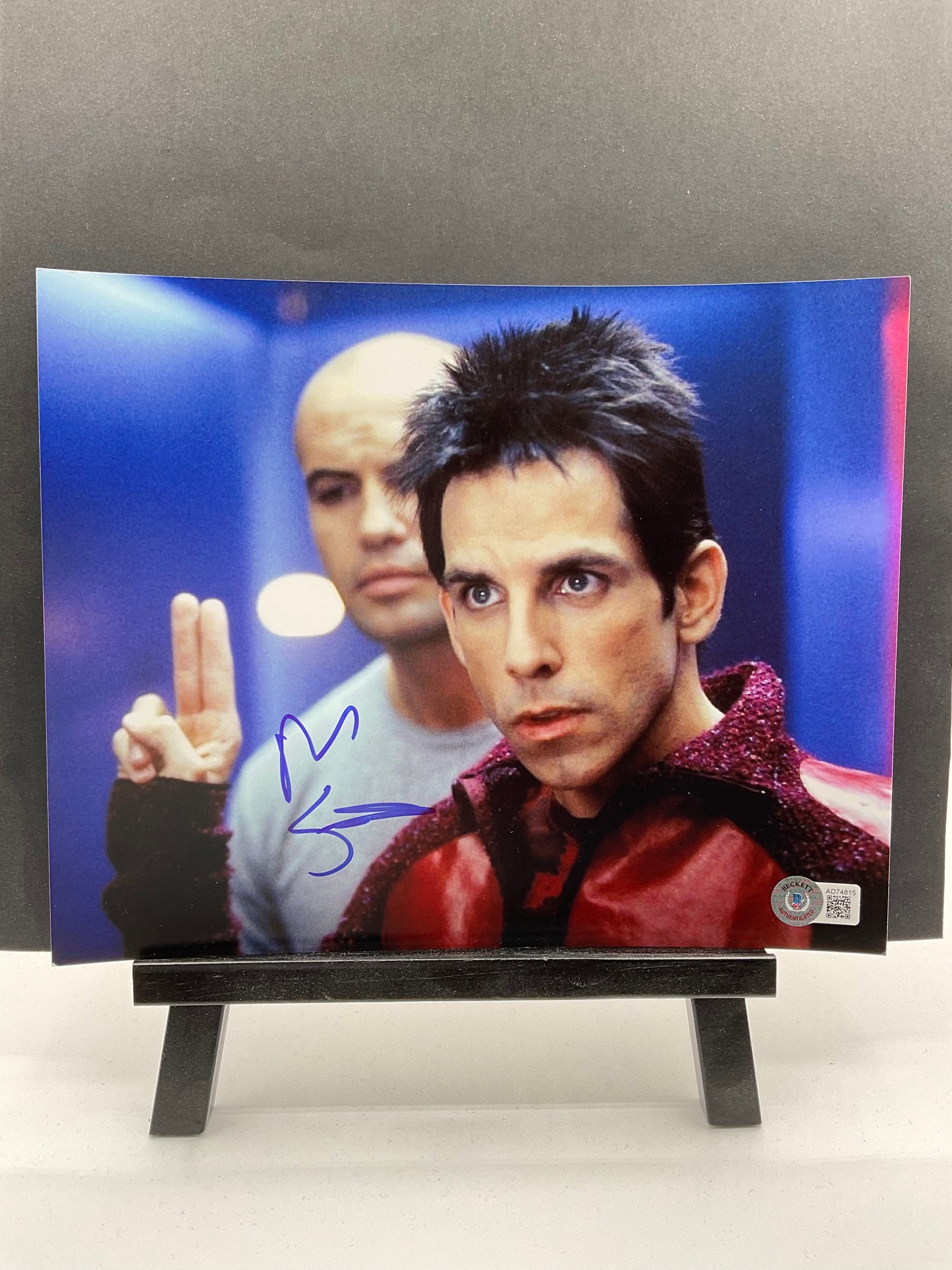 Ben Stiller Zoolander signed photo 8x10 Beckett