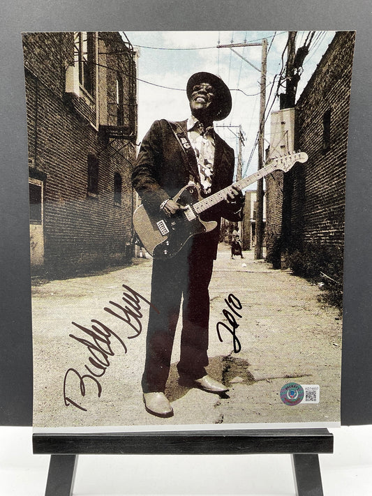 Buddy Guy signed photo 8x10 Beckett Chicago Blues