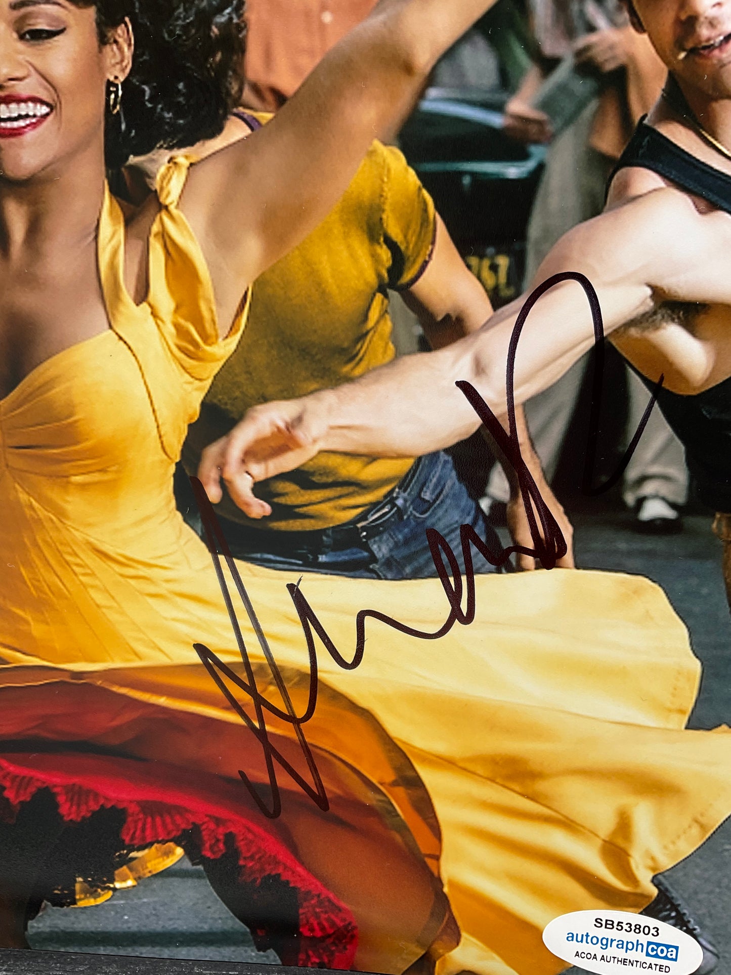 Ariana DeBose West Side Story signed photo 8x10 ACOA