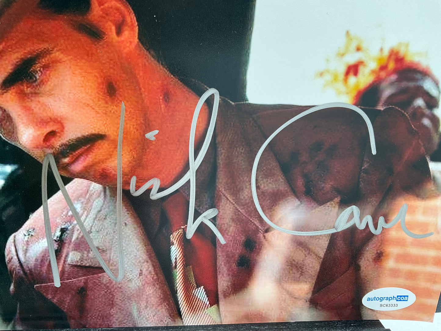 Nick Cave Lawless signed photo 8x10 ACOA Music