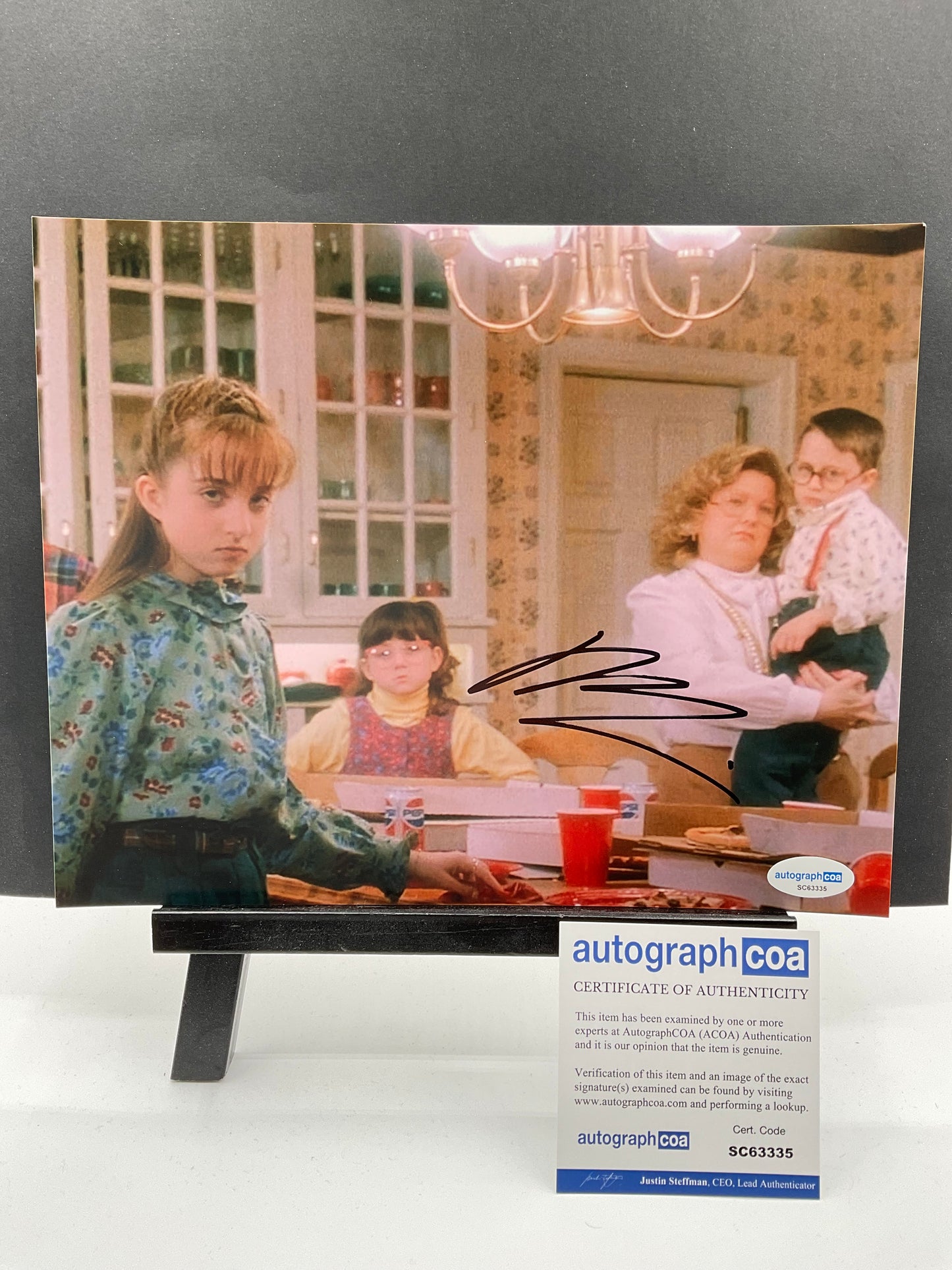 Kieran Culkin Home Alone signed photo 8x10 ACOA