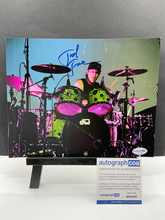 Josh Freese Foo Fighters signed photo 8x10 ACOA