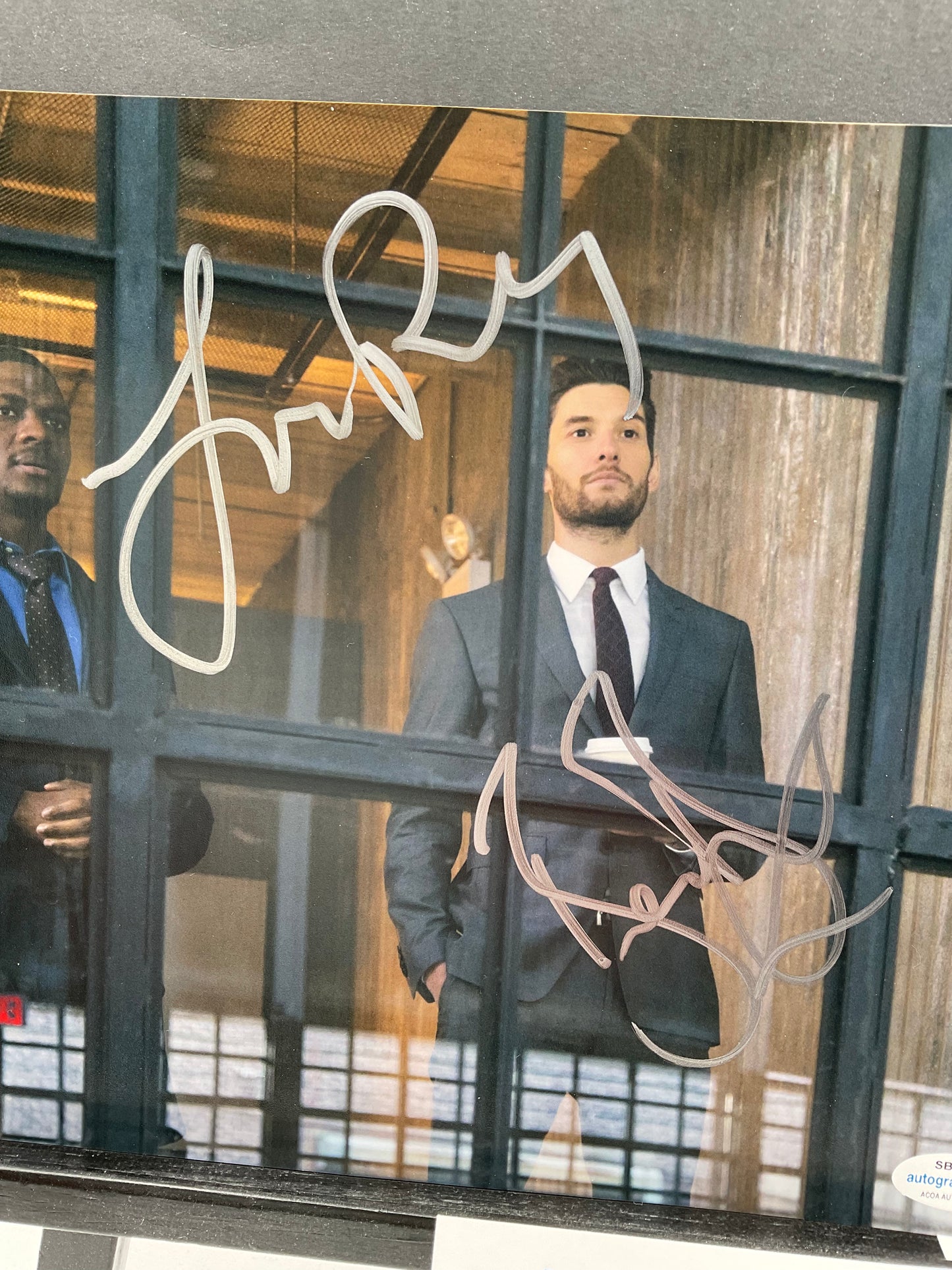 Jason R Moore signed photo Ben Barnes signed photo 8x10 ACOA Dual