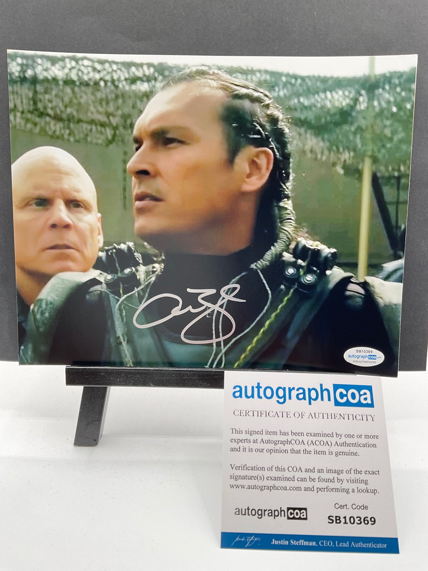 Adam Beach Suicide Squad signed photo 8x10 ACOA Slipknot