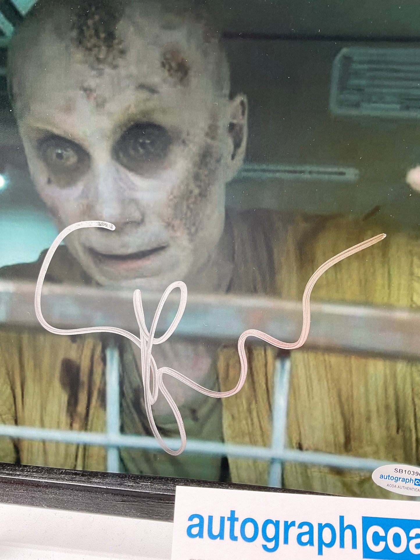 Stephen Merchant Logan signed photo 8x10 ACOA