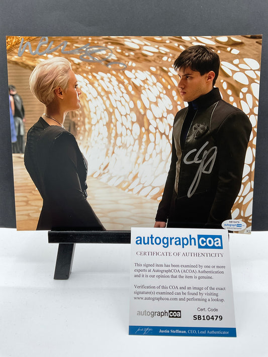 Cameron Cuffe Krypton signed photo Wallis Day Krypton signed photo ACOA