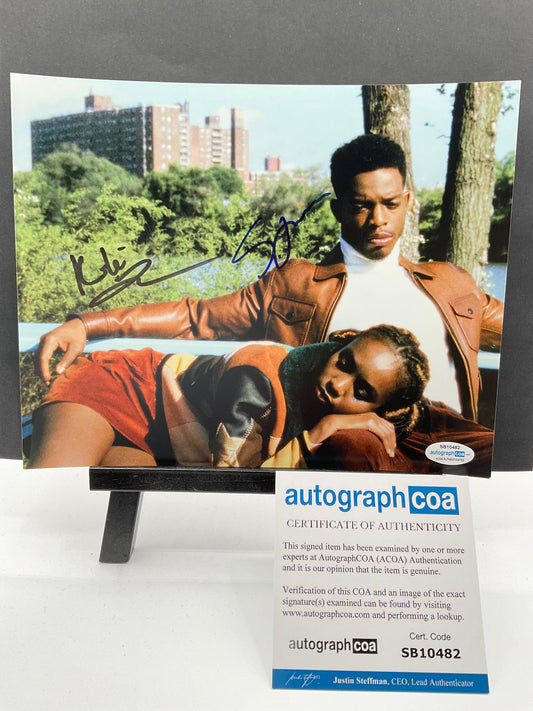 Kiki Layne If Beale Street Could Talk signed photo Stephan James signed photo ACOA