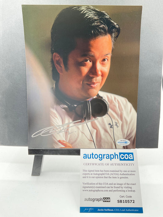 Justin Lin Fast and the Furious signed photo 8x10 ACOA