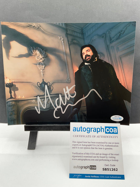 Matthew Matt Berry What We Do In the Shadows signed photo 8x10 ACOA