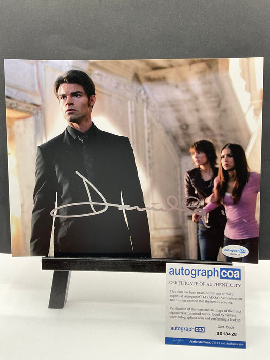 Daniel Gillies Vampire Diaries signed photo 8x10 ACOA