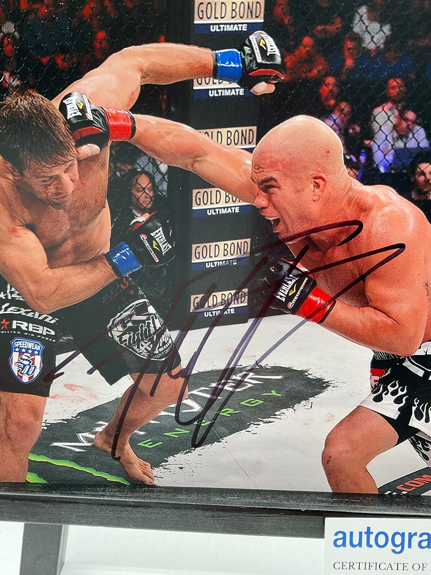 Tito Ortiz UFC signed photo 8x10 ACOA Bellator MMA