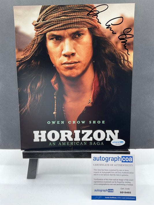 Owen Crow Shoe Horizon signed photo 8x10 ACOA