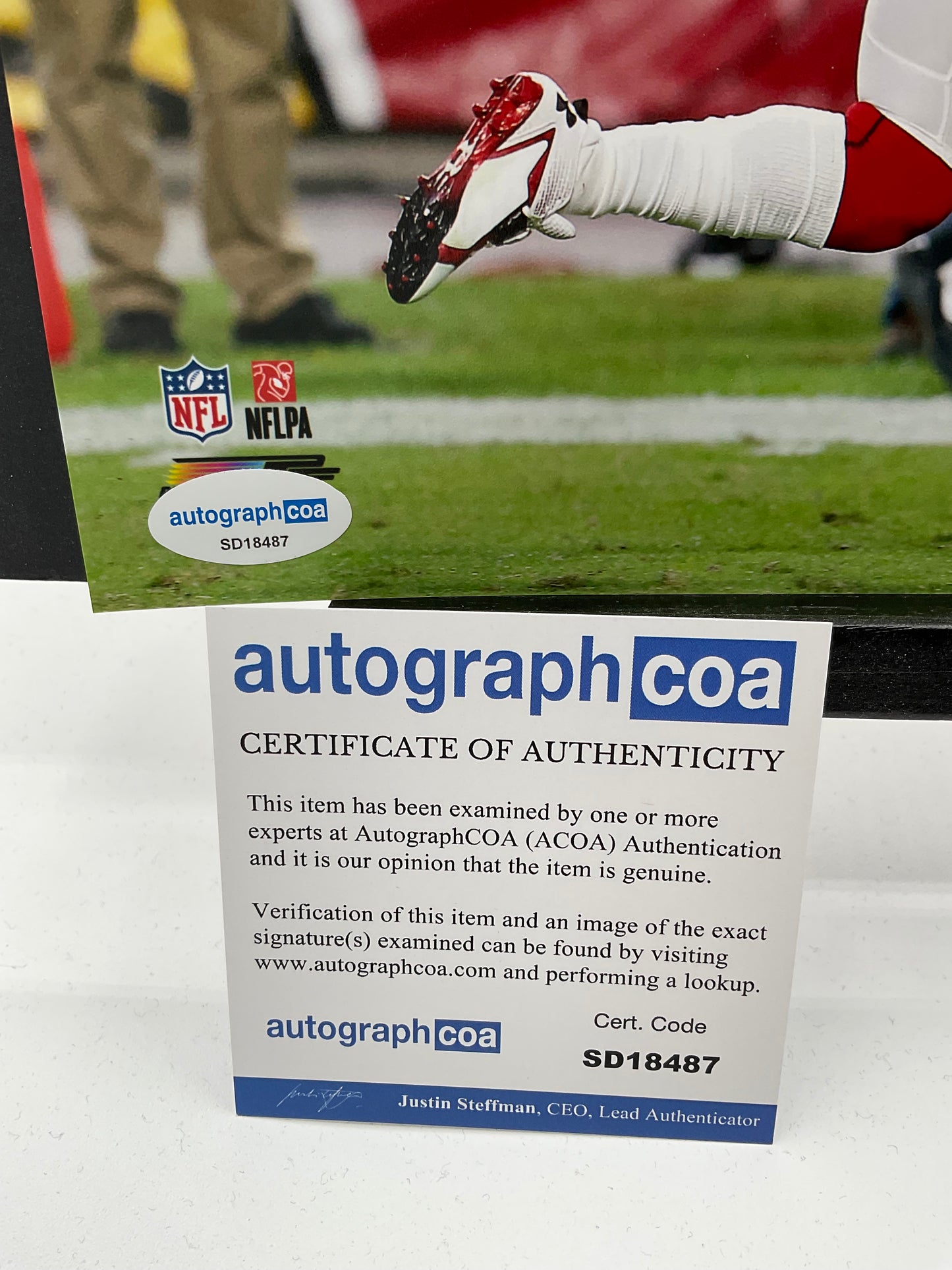 Patrick Peterson Arizona Cardinals signed photo NFL ACOA