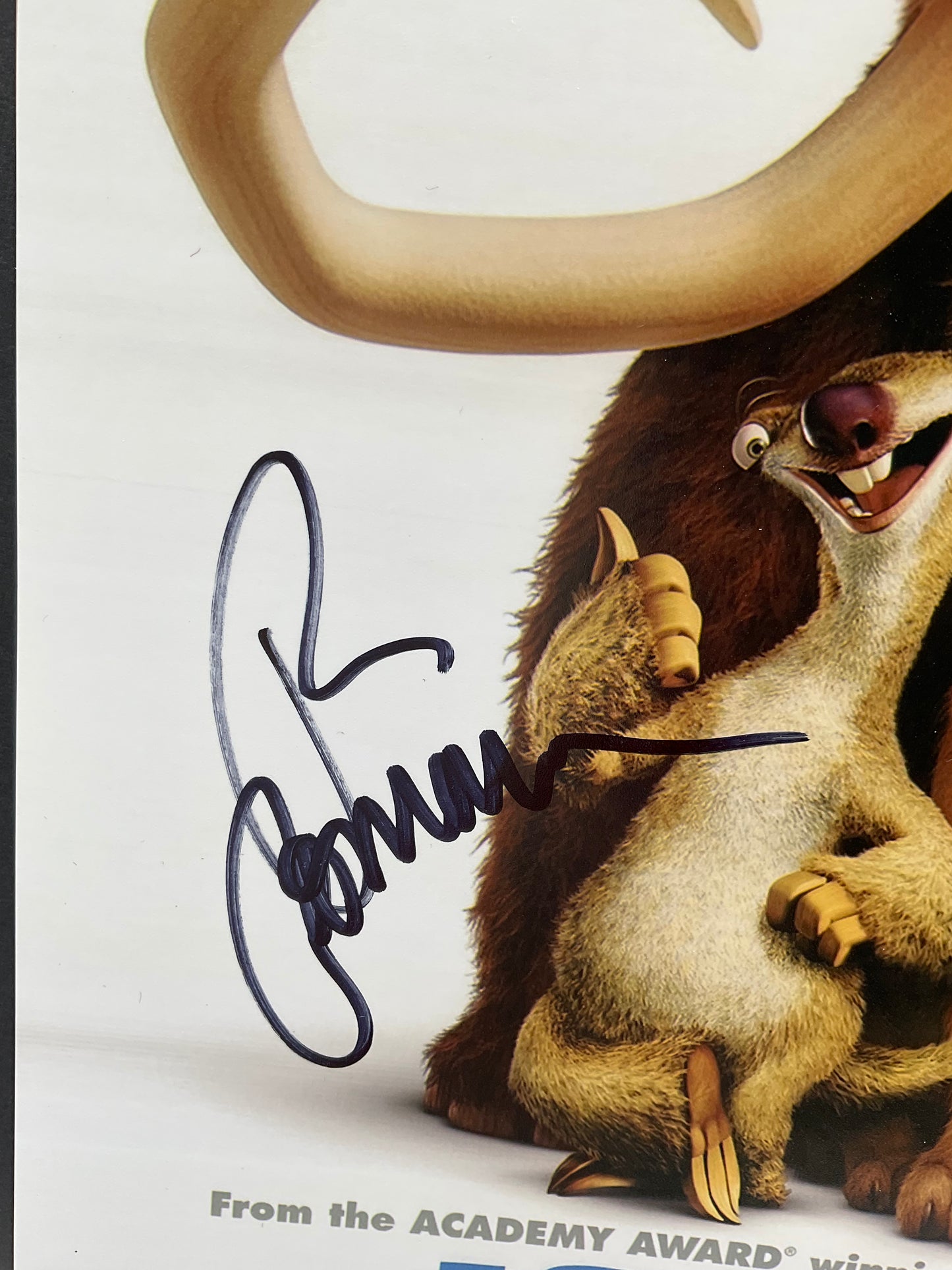 Ray Romano Ice Age signed photo 8x10 ACOA Animated