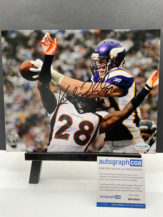 Kyle Rudolph Minnesota Vikings signed photo ACOA NFL