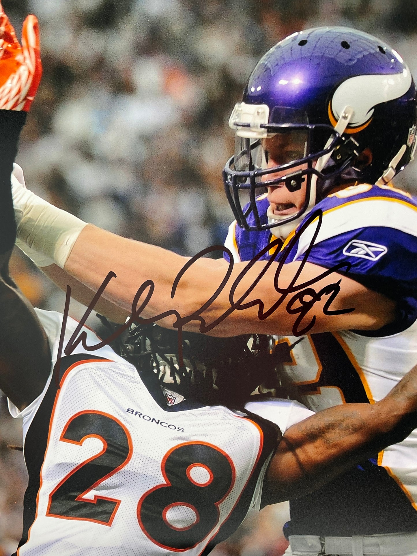 Kyle Rudolph Minnesota Vikings signed photo ACOA NFL