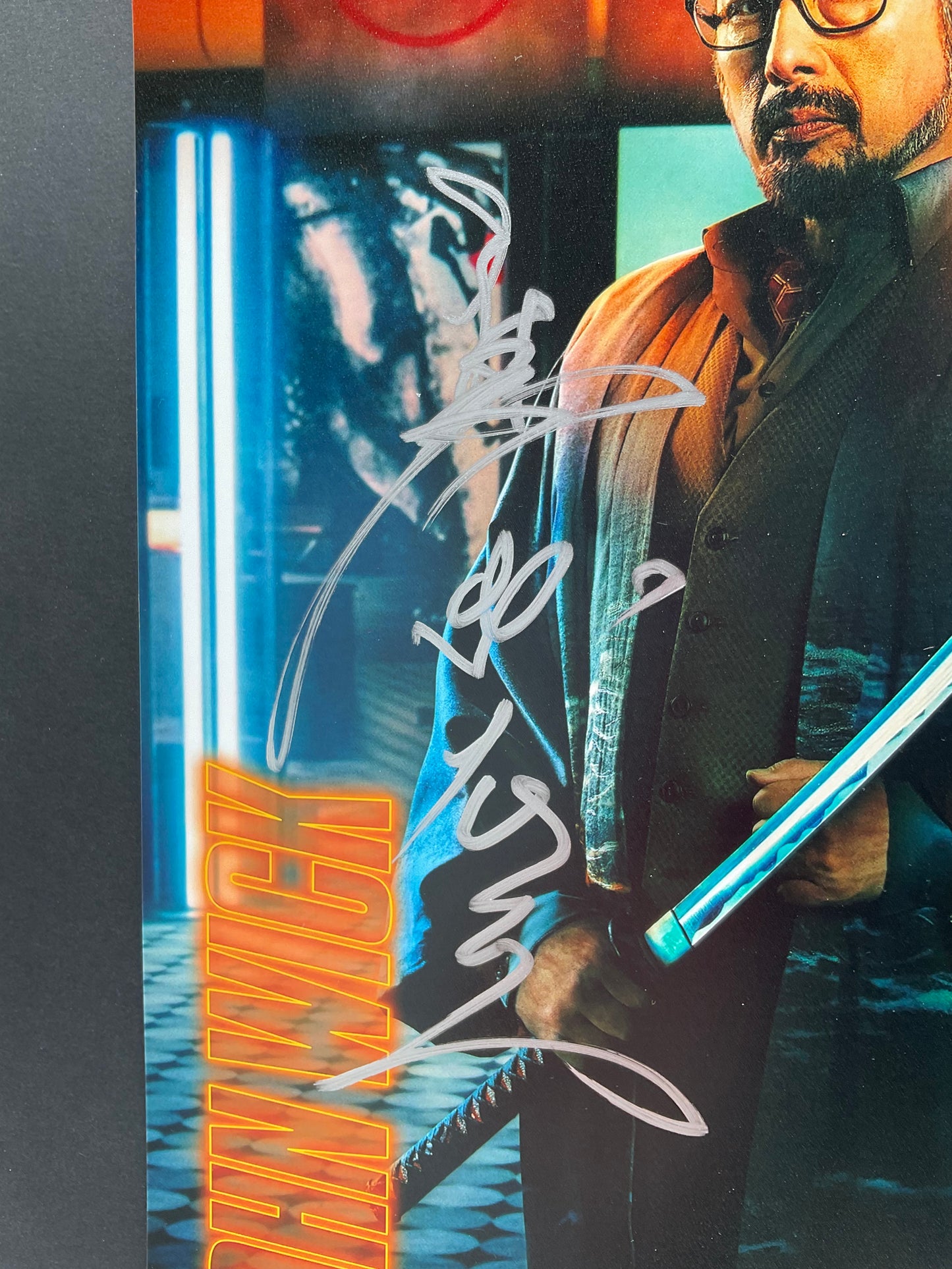 Hiroyuki Sanada John Wick signed photo 8x10 ACOA